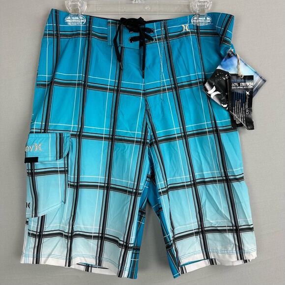 Hurley Phantom P60 Puerto Rico Ombre Men’s 30 Board Shorts Stretch Quick Dry - Picture 9 of 9